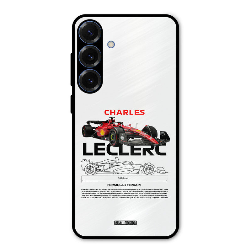 LECLERC Red Samsung Galaxy S25 Mobile Back Cover - Car&Bike PrintShield Case