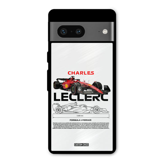 LECLERC Red Google Pixel 7 Mobile Back Cover - Car&Bike PrintShield Case