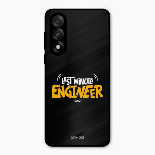 Last Minute Engineer Oneplus Nord 5 Mobile Back Cover - Typography PrintShield Case