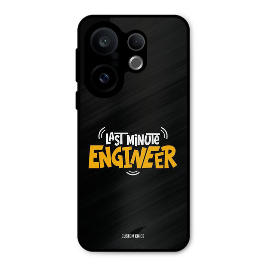 Last Minute Engineer Vivo X200 FE Mobile Back Cover - Typography PrintShield Case