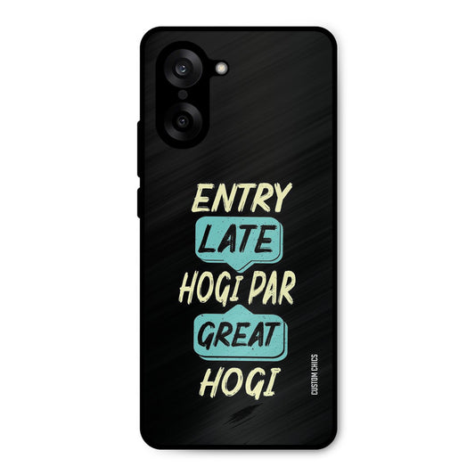 Late And Great Oneplus Nord CE5 Mobile Back Cover - Typography PrintShield Case