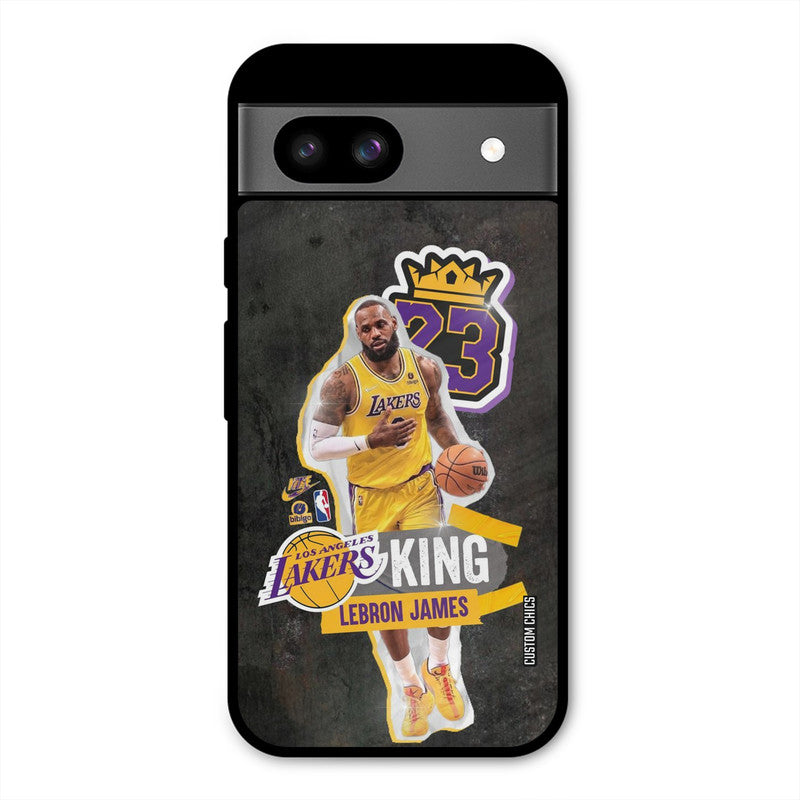 Lebron James Google Pixel 8a Mobile Back Cover - Sports PrintShield Case