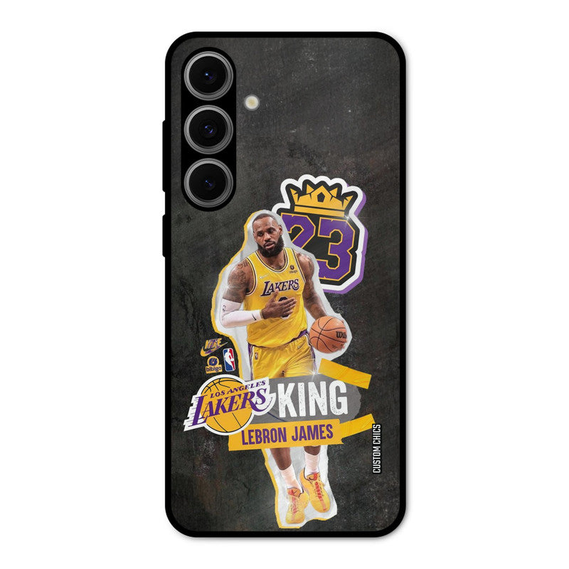 Lebron James Samsung Galaxy S24 Mobile Back Cover - Sports PrintShield Case