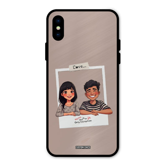 Love Card iPhone XS Mobile Back Cover - Cute PrintShield Case