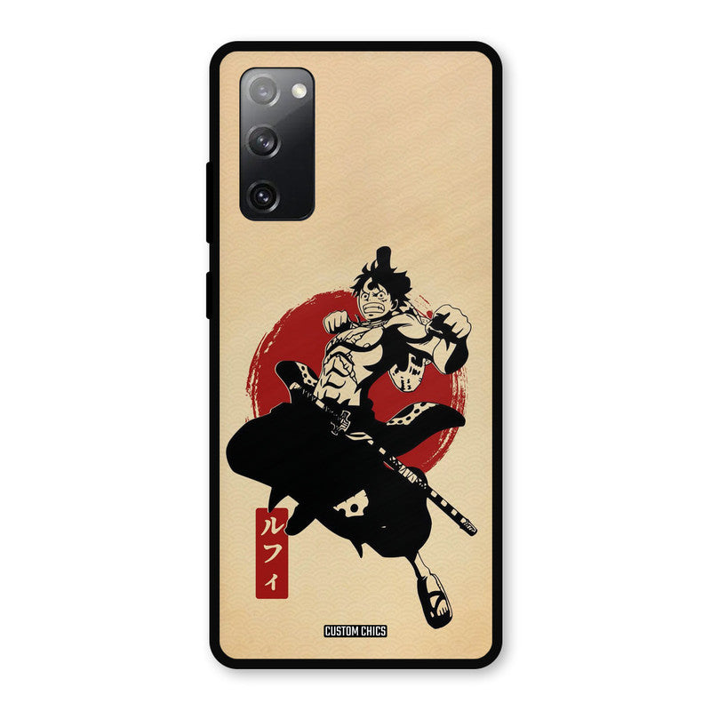 Luffy Painting Samsung Galaxy S20 FE Mobile Back Cover - Anime PrintShield Case