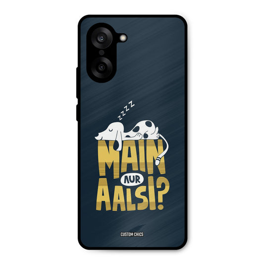 Main Aur Aalsi Oneplus Nord CE5 Mobile Back Cover - Typography PrintShield Case