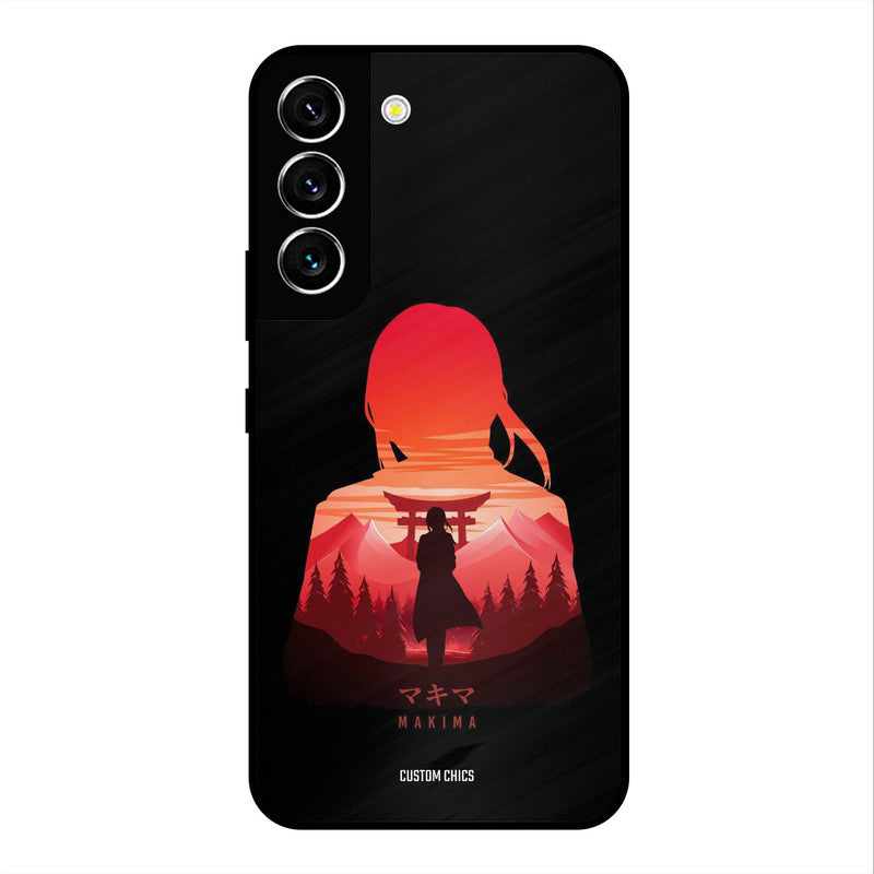 Makima Samsung Galaxy S22 Mobile Back Cover - Anime PrintShield Case