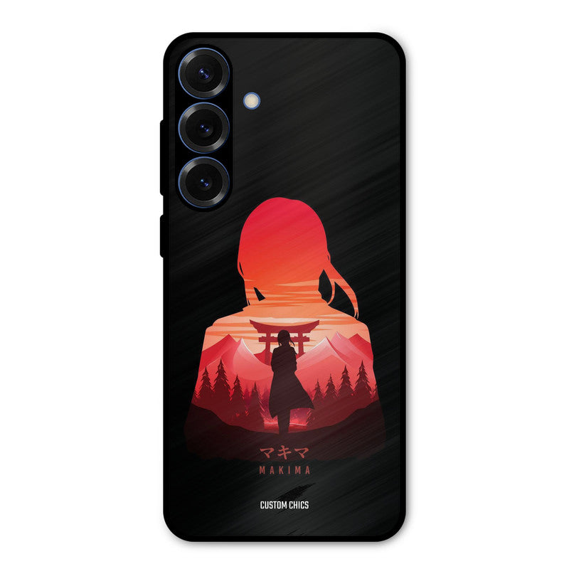 Makima Samsung Galaxy S25 Mobile Back Cover - Anime PrintShield Case