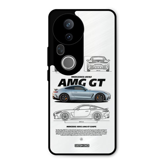 Merc AMG GT Vivo T4 Ultra Mobile Back Cover - Car&Bike PrintShield Case