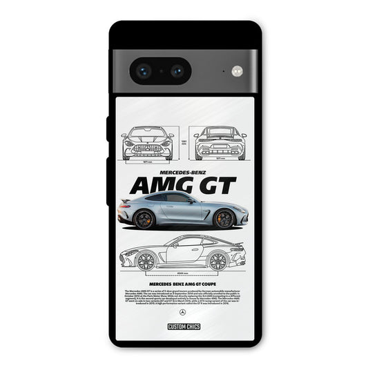 Merc AMG GT Google Pixel 7 Mobile Back Cover - Car&Bike PrintShield Case