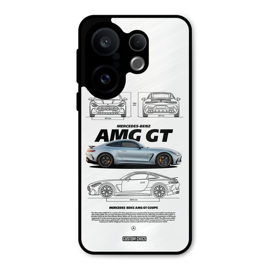 Merc AMG GT Vivo X200 FE Mobile Back Cover - Car&Bike PrintShield Case