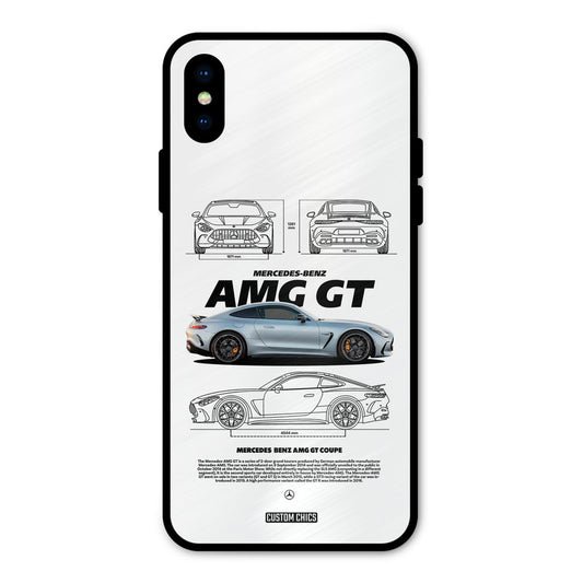 Merc AMG GT iPhone XS Mobile Back Cover - Car&Bike PrintShield Case