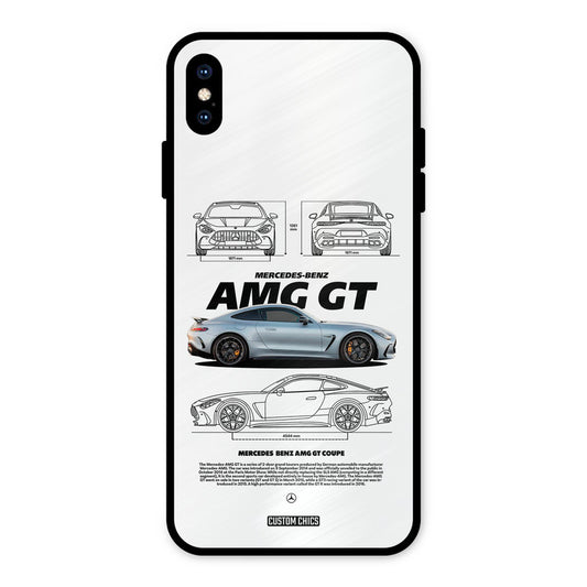 Merc AMG GT iPhone XS Max Mobile Back Cover - Car&Bike PrintShield Case