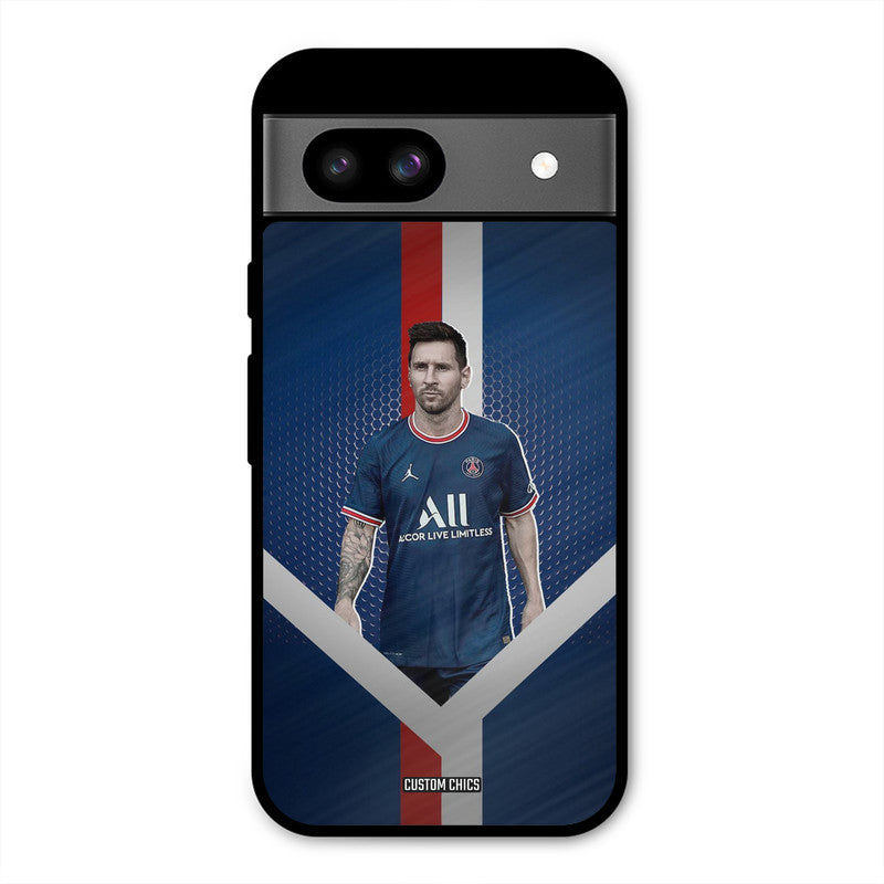 Messi Angle Art Google Pixel 8a Mobile Back Cover - Sports PrintShield Case