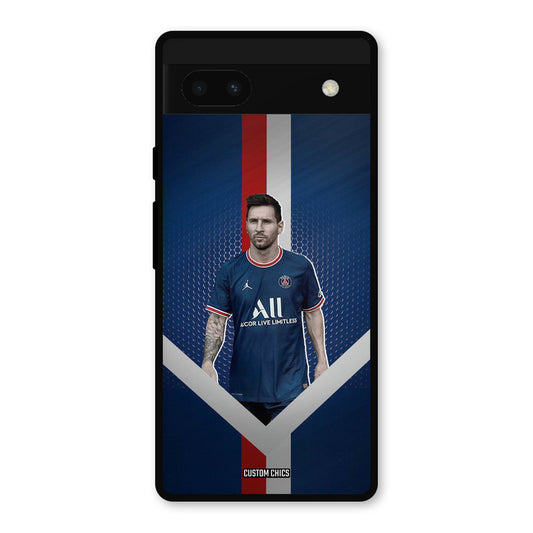 Messi Angle Art Google Pixel 6a Mobile Back Cover - Sports PrintShield Case