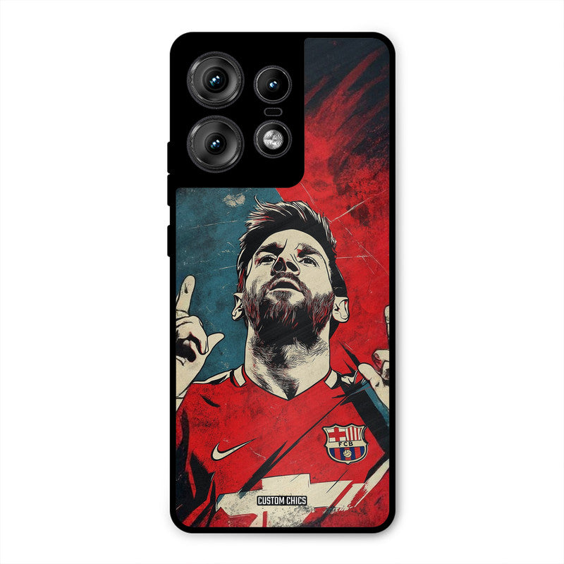 Messi Art Motorola Edge 50 Pro Mobile Back Cover - Sports PrintShield Case