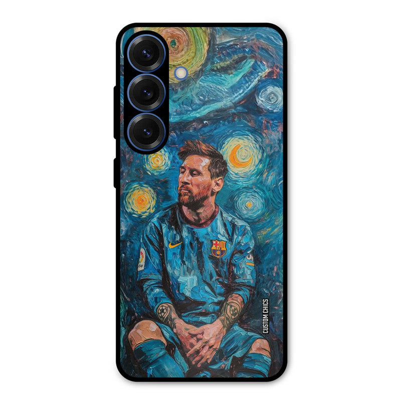 Messi Painting Samsung Galaxy S25 Plus Mobile Back Cover - Sports PrintShield Case