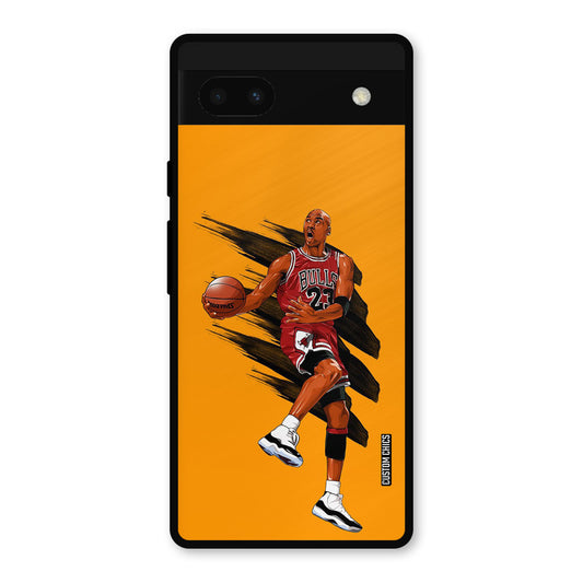 Michael Jordan Google Pixel 6a Mobile Back Cover - Sports PrintShield Case