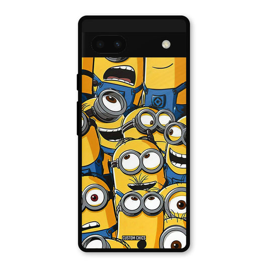 Minions Group Google Pixel 6a Mobile Back Cover - Cute PrintShield Case