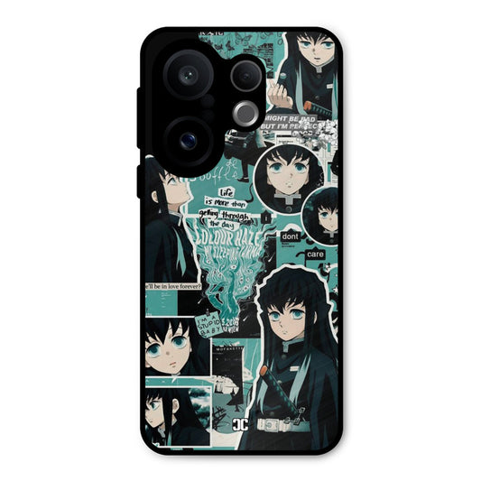 Muichiro Thoughts Vivo X200 FE Mobile Back Cover - Anime PrintShield Case