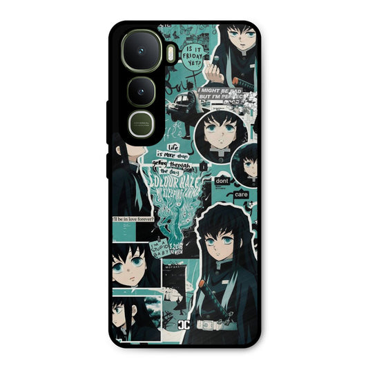 Muichiro Thoughts Vivo Y400 Mobile Back Cover - Anime PrintShield Case
