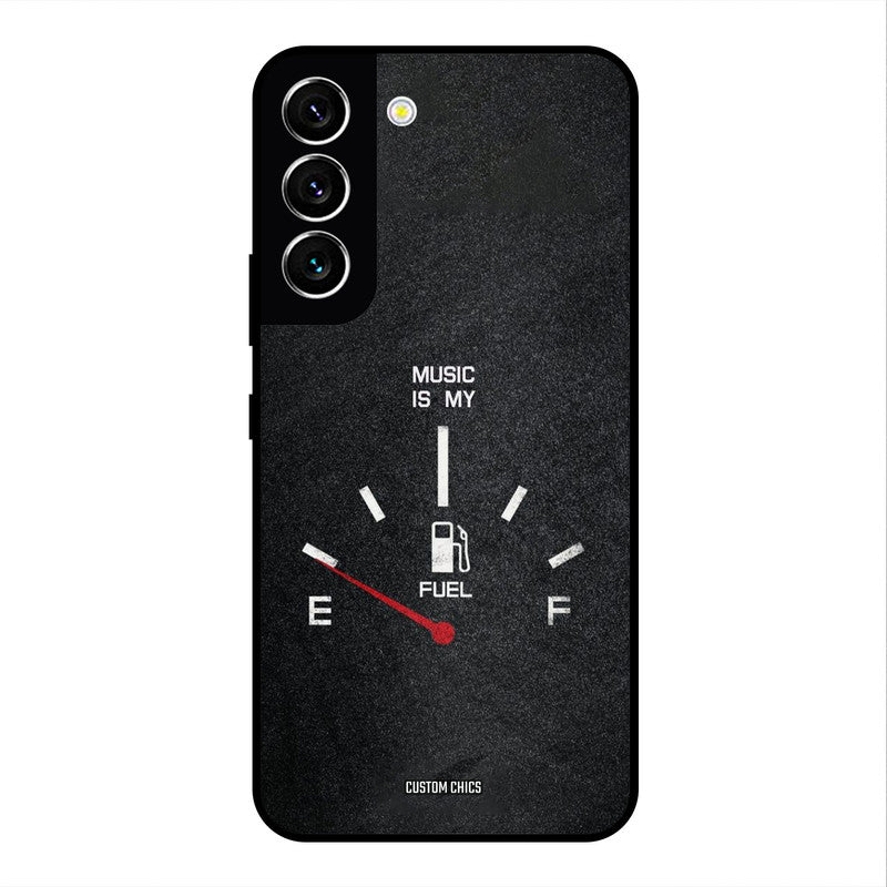 Music Fuel Samsung Galaxy S22 Mobile Back Cover - Typography PrintShield Case