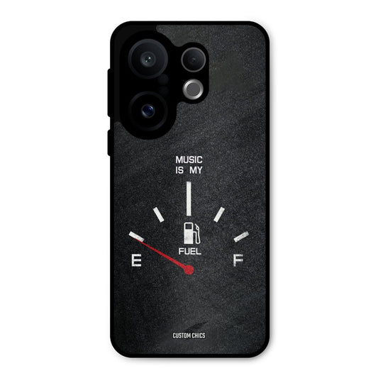 Music Fuel Vivo X200 FE Mobile Back Cover - Typography PrintShield Case