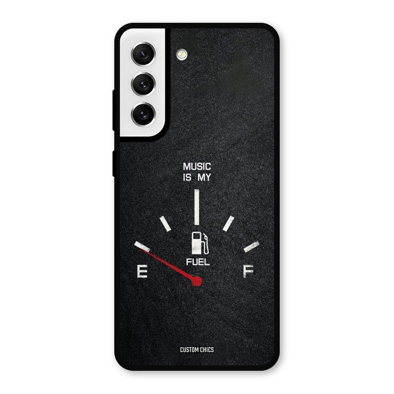 Music Fuel Samsung Galaxy S21 FE 5G Mobile Back Cover - Typography PrintShield Case
