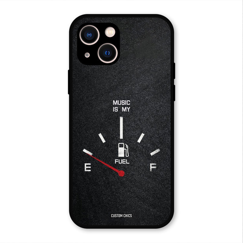 Music Fuel iPhone 13 Mobile Back Cover - Typography PrintShield Case