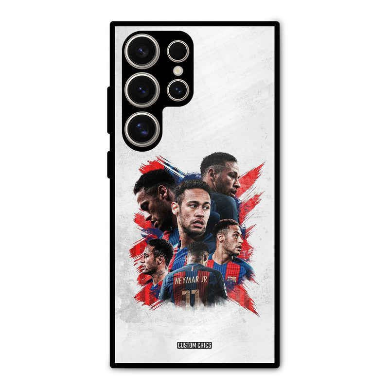 Neymar Group Samsung Galaxy S24 Ultra Mobile Back Cover - Sports PrintShield Case