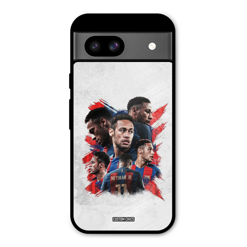 Neymar Group Google Pixel 8a Mobile Back Cover - Sports PrintShield Case