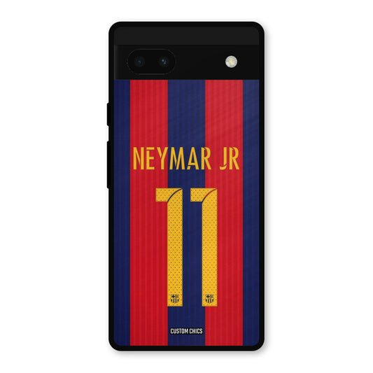 Neymar Jersey Google Pixel 6a Mobile Back Cover - Sports PrintShield Case