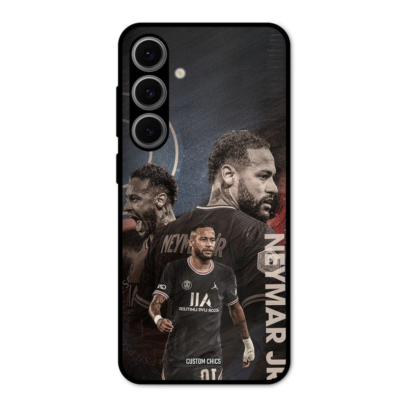 Neymar Portrait Samsung Galaxy S24 Mobile Back Cover - Sports PrintShield Case