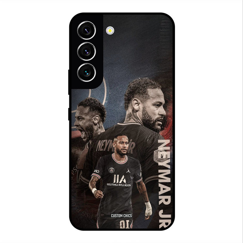 Neymar Portrait Samsung Galaxy S22 Mobile Back Cover - Sports PrintShield Case