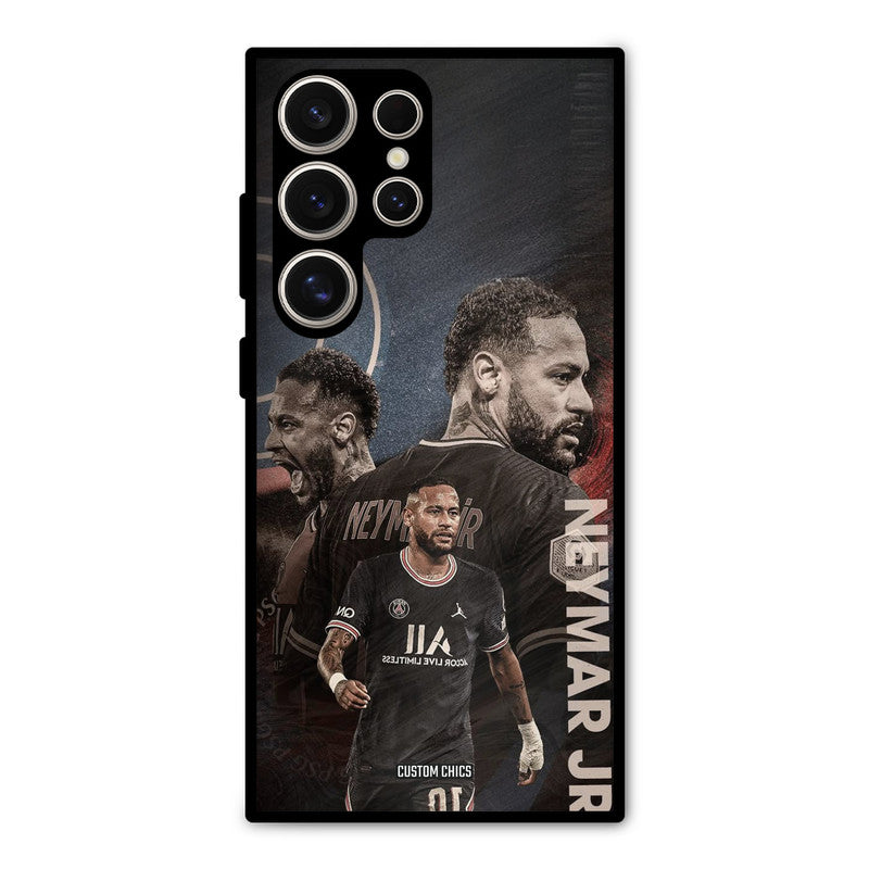 Neymar Portrait Samsung Galaxy S24 Ultra Mobile Back Cover - Sports PrintShield Case