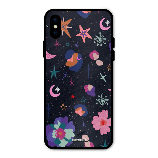 Night Pattern iPhone XS Mobile Back Cover - Aesthetic PrintShield Case