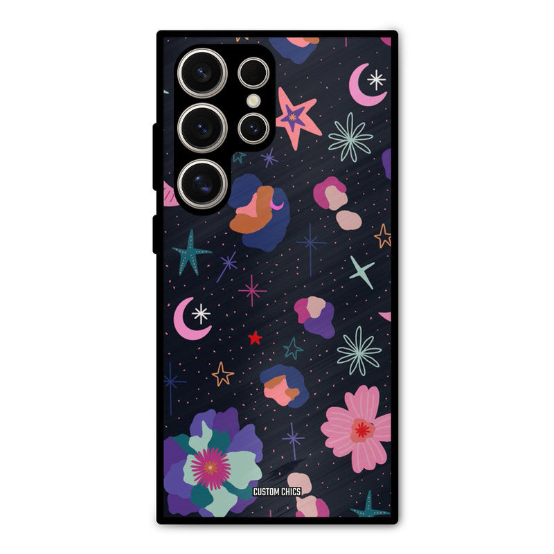 Night Pattern Samsung Galaxy S24 Ultra Mobile Back Cover - Aesthetic PrintShield Case