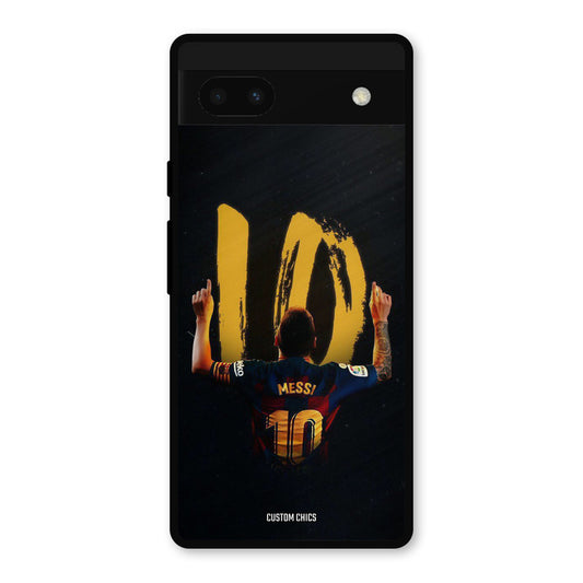 Number Ten Messi Google Pixel 6a Mobile Back Cover - Sports PrintShield Case