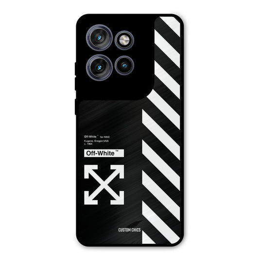 Off White Motorola Edge 50 Neo Mobile Back Cover - Aesthetic PrintShield Case