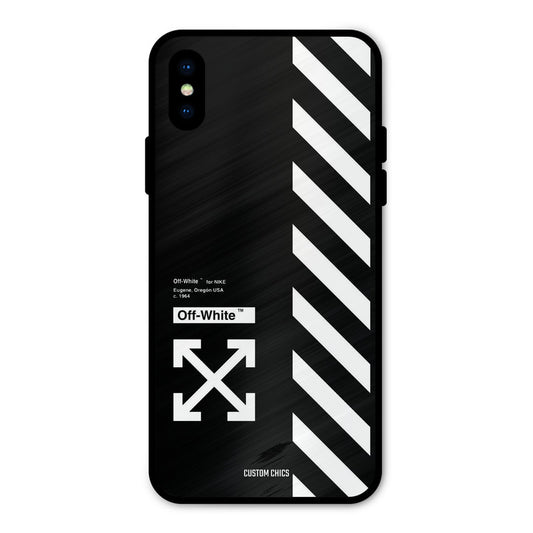 Off White iPhone XS Mobile Back Cover - Aesthetic PrintShield Case