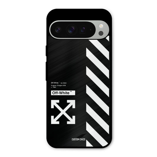 Off White Google Pixel 9 Pro XL Mobile Back Cover - Aesthetic PrintShield Case