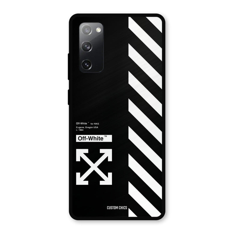 Off White Samsung Galaxy S20 FE 5G Mobile Back Cover - Aesthetic PrintShield Case