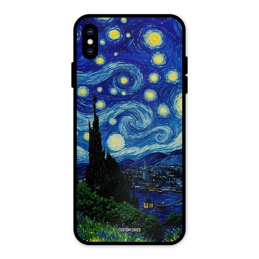 Oil Painting iPhone XS Max Mobile Back Cover - Aesthetic PrintShield Case