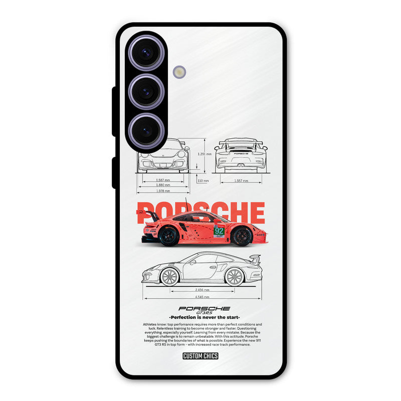 Orabge Porche Samsung Galaxy S24 Mobile Back Cover - Car&Bike PrintShield Case