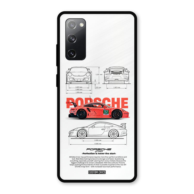 Orabge Porche Samsung Galaxy S20 FE Mobile Back Cover - Car&Bike PrintShield Case