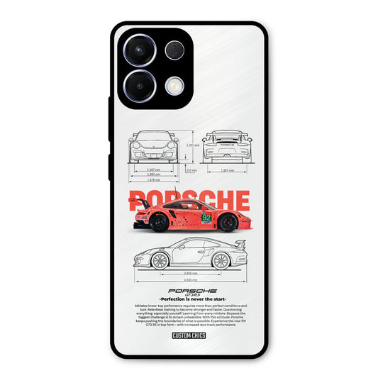 Orabge Porche Oppo K13 5G Mobile Back Cover - Car&Bike PrintShield Case