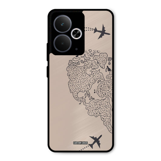 Other Half map Realme 14T Mobile Back Cover - Cute PrintShield Case