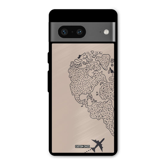 Other Half map Google Pixel 7 Mobile Back Cover - Cute PrintShield Case