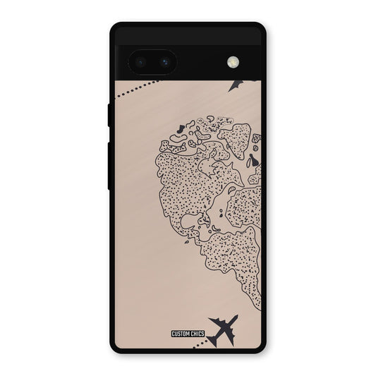 Other Half map Google Pixel 6a Mobile Back Cover - Cute PrintShield Case