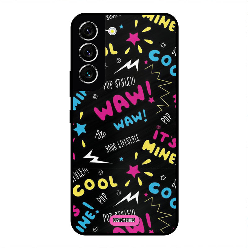 Paper Pop Samsung Galaxy S22 Mobile Back Cover - Aesthetic PrintShield Case